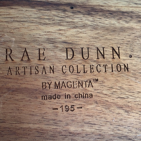 New Rae Dunn HOLD / KEEP / STORE canister set on wooden stand. - Picture 9 of 9